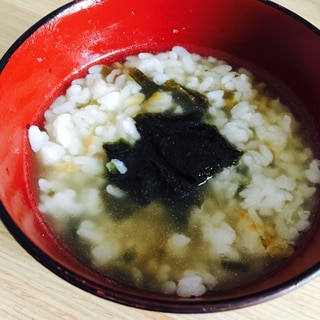 コンビニおにぎり★昆布茶漬け